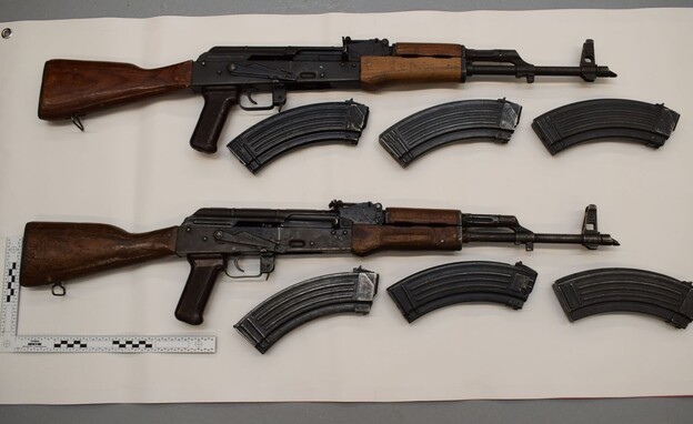 חלק מהנשקים של המחבלים שתכננו פיגוע בבריטניה