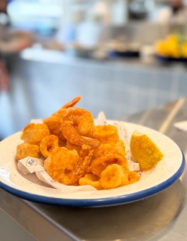 שרימפס וקלמרי קריספי