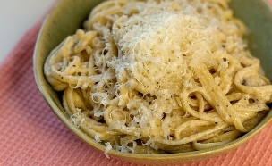 פסטה קאצ'ו א פפה (צילום: יעל קצב, mako אוכל)