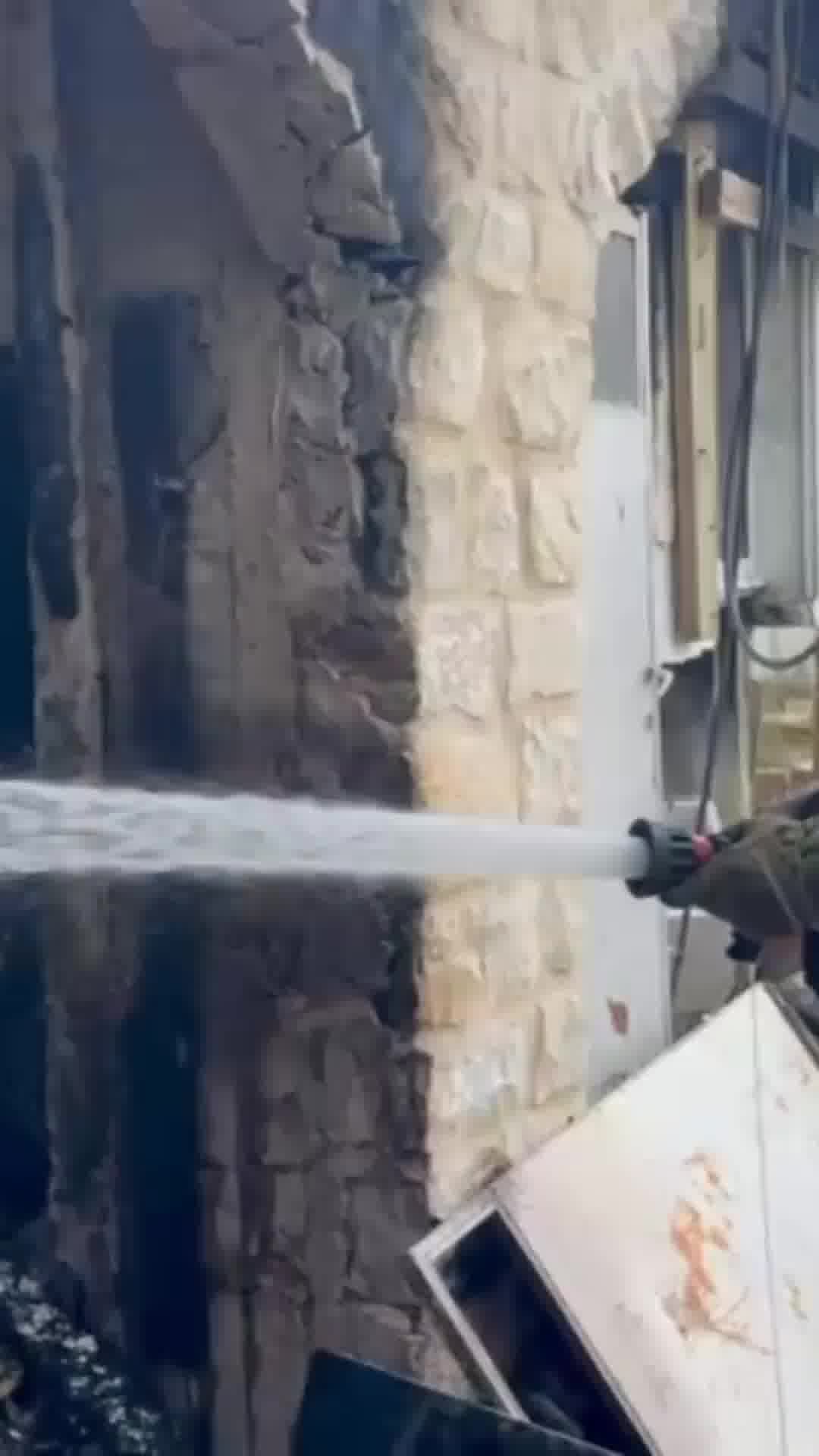 6 צוותי כיבוי מתחנת גליל-גולן פעלו משעות הבוקר בשריפת מבנה בצפת