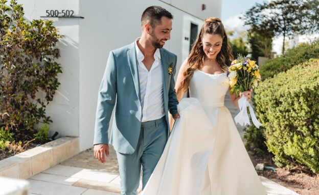 יובל והוד שרייבמן בחתונה