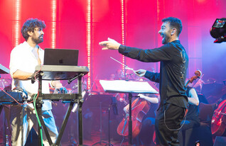 מאיר בריסקמן ופרידום פייטרס (צילום: ענבר גדסי)