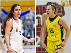 (עודד קרני, מנהלת ליגת אתנה ווינר) (צילום: ספורט 5)