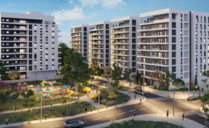 הדמיה של מבנה המגורים בלב לוד (הדמיה: ארקאפקט)