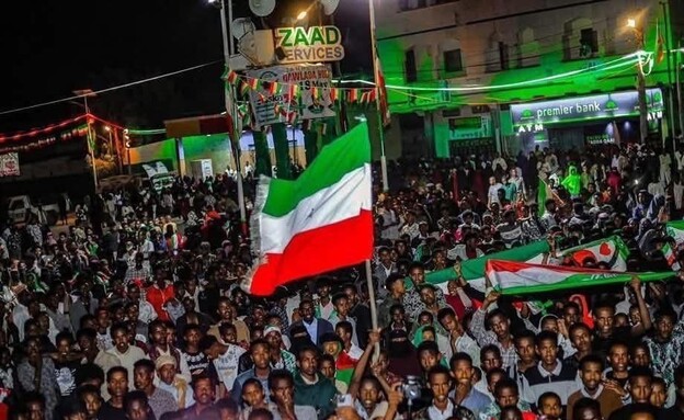 חגיגות בסומלילנד לאחר שישראל הכירה בסומלילנד