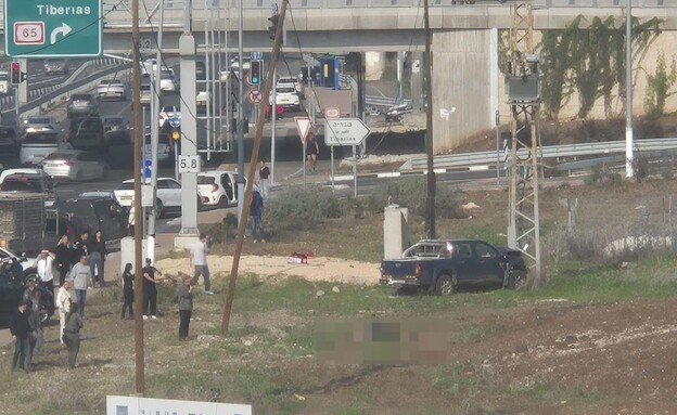 זירת נטרול המחבל ליד עפולה