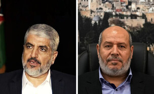 ח'ליל אל-חיה, ח'אלד משעל (צילום: AP)