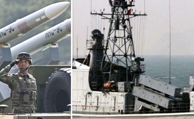 הספינות והטילים של המעצמה (צילום: PEDRO PARDO/AFP via Getty Images| רשתות חברתיות לפי סעיף 27א')