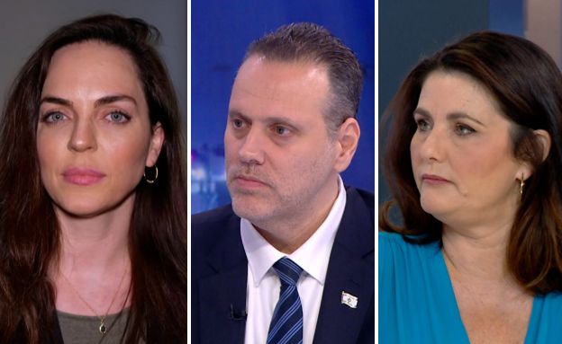 עירית קפלן, מיקי זוהר, מנדי ארליך (צילום: קשת 12)