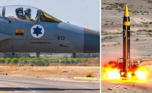 הזירה האיראנית (צילום: רשתות חברתיות לפי סעיף 27 א', דובר צה"ל)