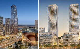 מתחם גרינשפן, קשאני ורזיאל (הדמיה: BLK אדריכלים, פרוס אדריכלים)