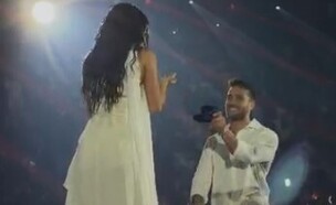 על הבמה מול אלפים: ליהי פרויד קיבלה הצעת נישואים