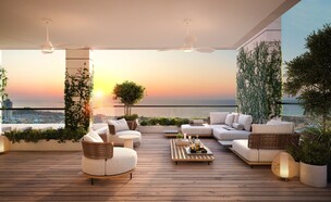 פנטהאוז  בפרויקט צרפתי sea&park של חברת צרפתי שמעון בשכונת פארק הי (הדמיה: viewpoint, יחסי ציבור)