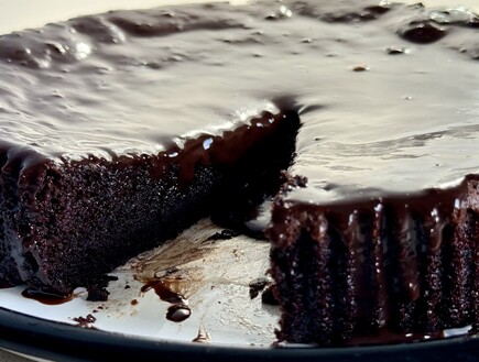 עוגת שוקולד של אורית ארבל (צילום: יעל קצב)