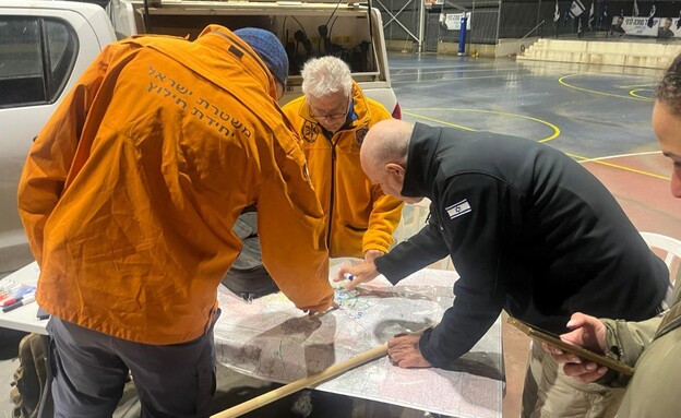 ממאצי החיפושים אחר הנעדר בשיטפון בדרום