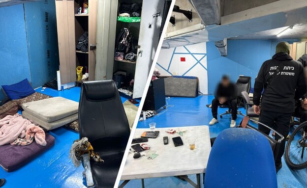 המקום שבו נתפסו שוהים לא חוקיים