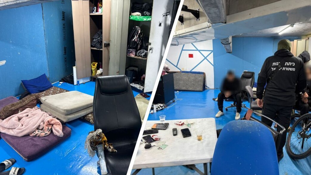 המקום שבו נתפסו שוהים לא חוקיים