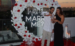 שורדי השבי לאחר הצעת הנישואים (צילום: 27 א', טוויטר)