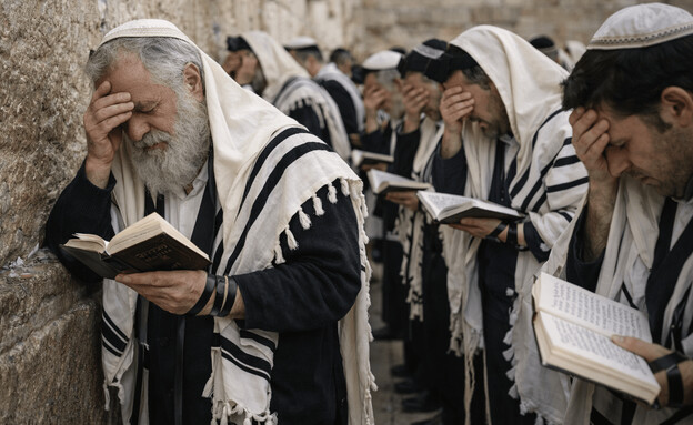 תפילה בכותל המערבי