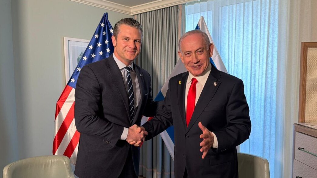ראש הממשלה בנימין נתניה ושר ההגנה פיט הגסת' ראש הממשלה בנימין נתניה ושר ההגנה פיט הגסת'