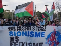 ההפגנות בשנה שעברה (Photo by Marc Asensio/NurPhoto via Getty Image (צילום: ספורט 5)