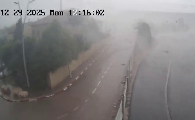 רוחות עזות באור יהודה