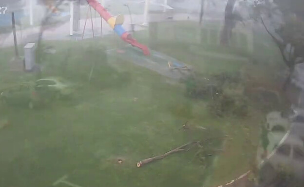 רוחות עזות באור יהודה