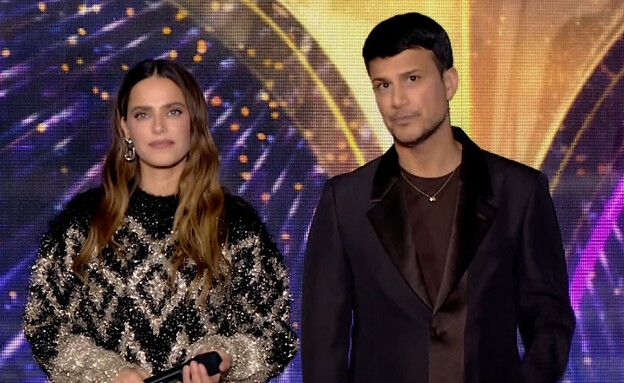 אסי עזר ורותם סלע (צילום: מתוך "הכוכב הבא של ישראל לאירוויזיון", קשת 12)