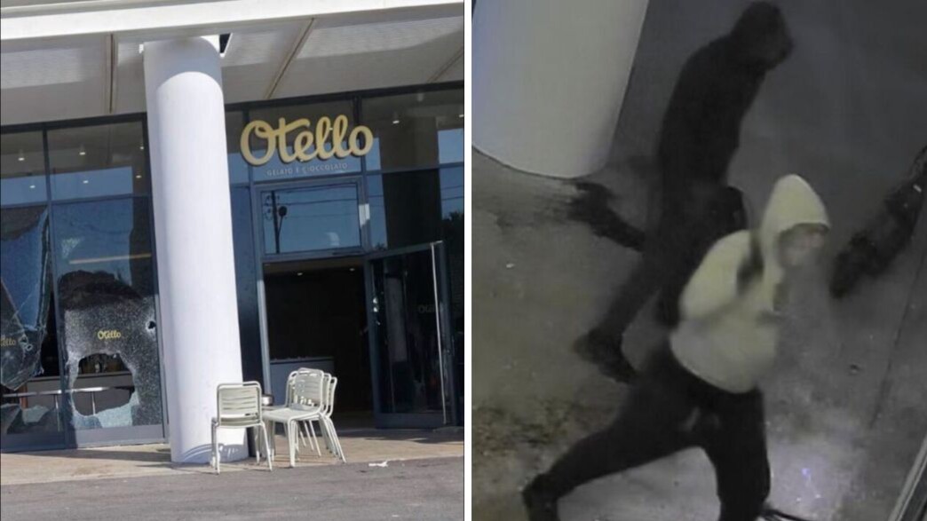 השחתת הגלידריה בהרצליה השחתת הגלידריה בהרצליה