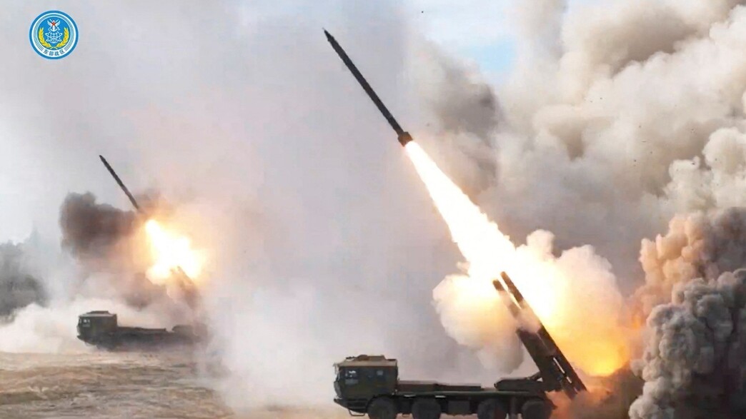 צבא סין בתרגיל ענק סמוך לטייוואן