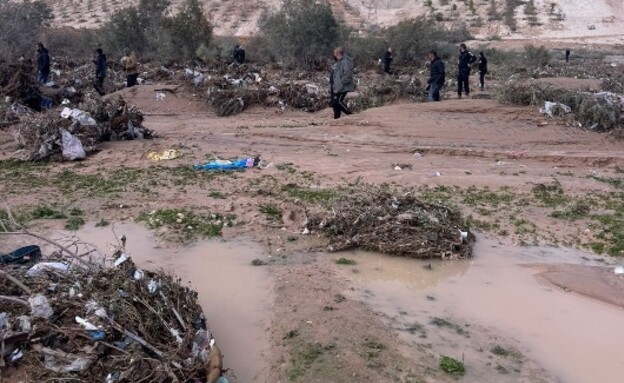 זירת החיפוש אחר הנעדר שאותר ללא רוח חיים בנחל מיתר