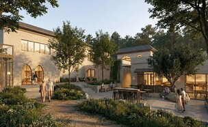 מלון בעין הוד (הדמיה: וכמן אדריכלים)