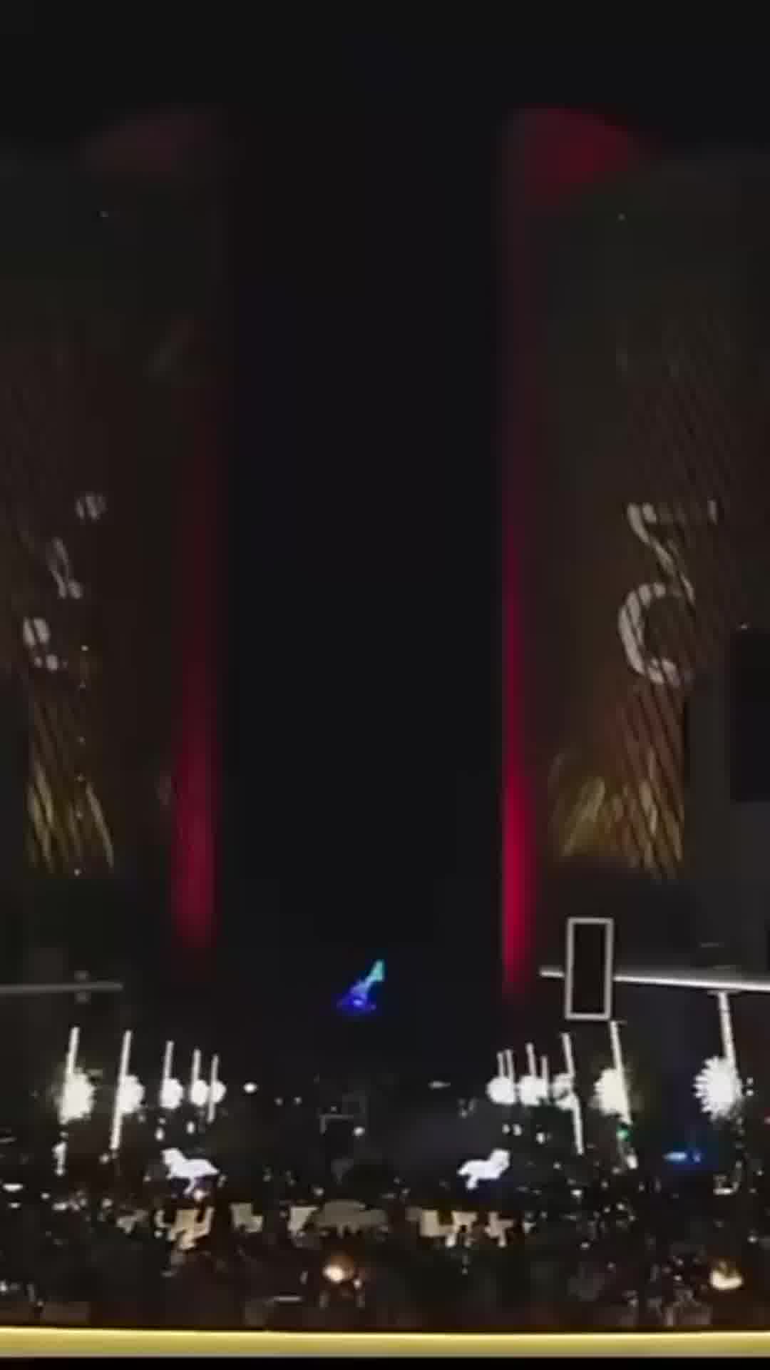 בקטאר קיבלו את 2026 בזיקוקים ורחפנים