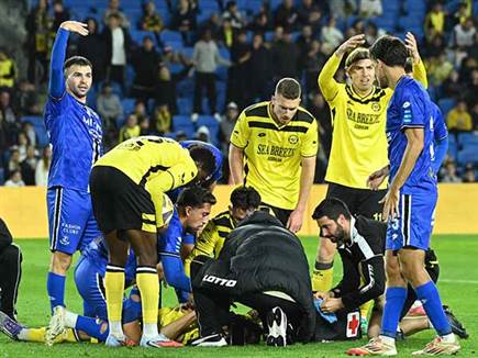 אך לצערו הוא נפצע באופן לא פשוט (ברני ארדוב)