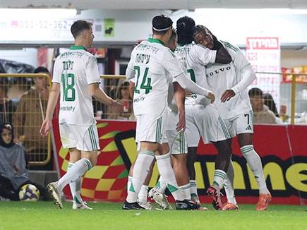 מכבי חיפה חזרה לנצח בליגה עם חגיגה שערים (אלן שיבר)