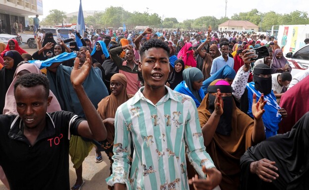 הפגנות בסומליה נגד ההכרה של ישראל בסומלילנד
