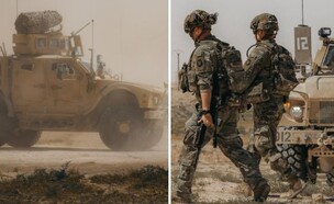 לוחמי הכוח הזר מעבר לגבול (צילום: CENTCOM)