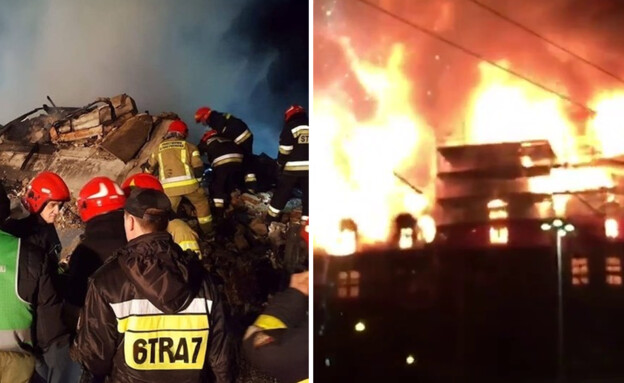 פיצוץ ושרפה בבר באתר הסקי קרנס-מונטנה באלפים 