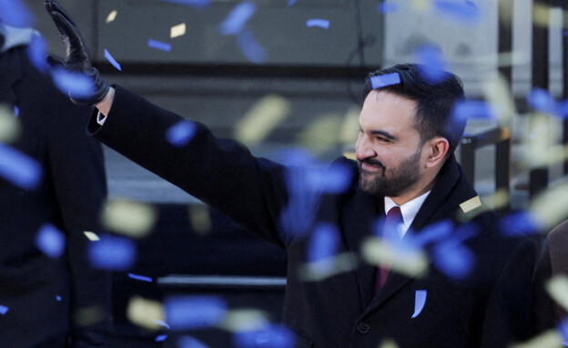 ראש עיריית ניו יורק זוהראן ממדאני בהשבעה שלו