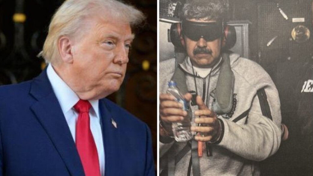 דונלד טראמפ, תמונה ראשונה של נשיא ונצואלה מדורו לאחר לכידתו