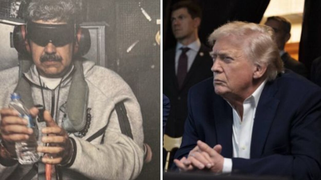 טראמפ צופה בפעולה האמריקאית, מדורו נתפס ע"י האמריקאים