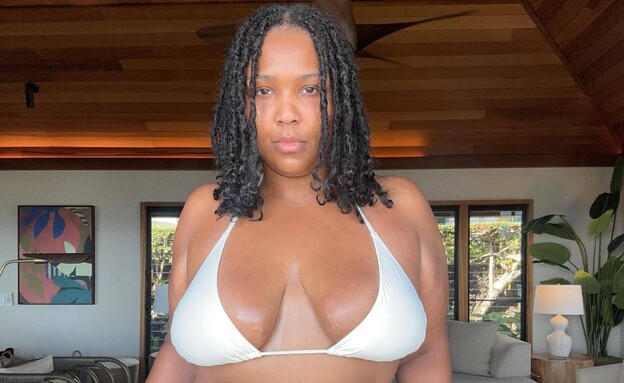 ליזו בבגד ים לבן (צילום: instagram)