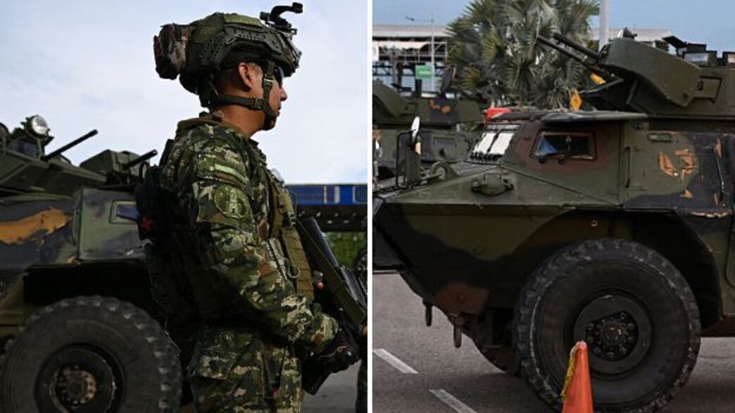 משוריינים וכוחות בגבול