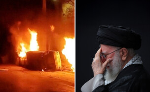 עלי חמינאי, המחאות באיראן (צילום: Reuters)