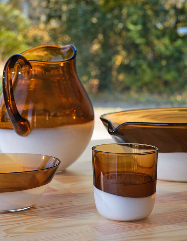 איקאה סייל חורף 2026 קנקן זכוכית עבודת יד OMMJANGE מחיר סייל 39 שח