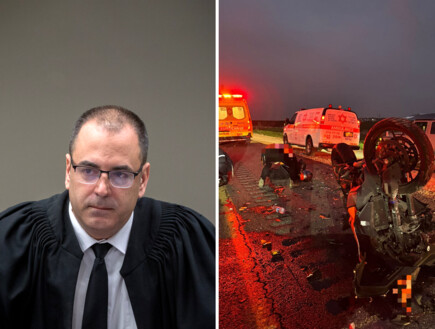 נשיא ביהמ"ש המחוזי בב"ש, בני שגיא, נהרג בתאונה בכביש 6