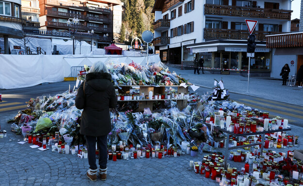 פיצוץ ושרפה באתר הסקי קרנס-מונטנה באלפים בשווייץ פיצוץ ושרפה באתר הסקי קרנס-מונטנה באלפים בשווייץ