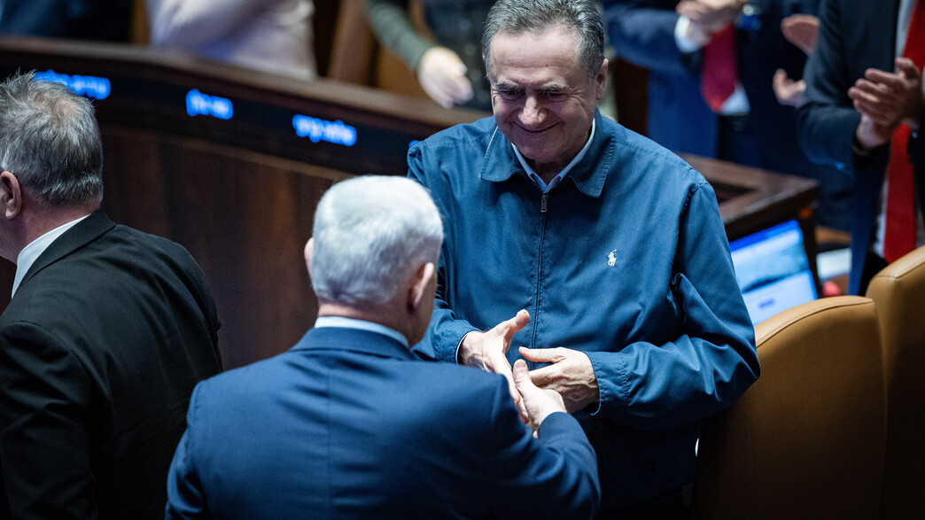 בנימין נתניהו וישראל כ"ץ בדיון 40 חתימות בנימין נתניהו וישראל כ"ץ בדיון 40 חתימות