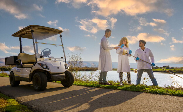 מעבדת מחקר של תל-חי באגמון החולה