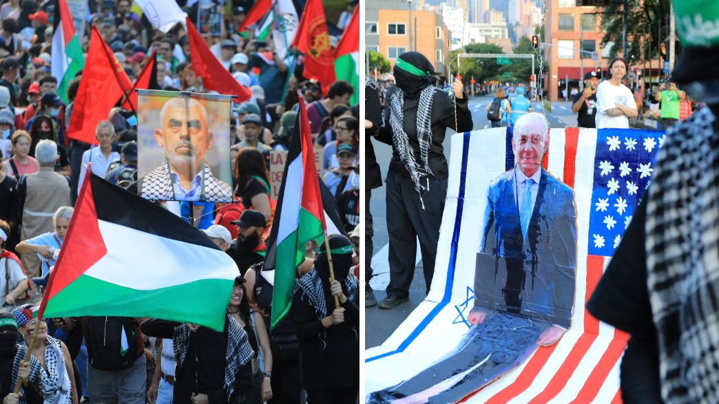 קולומביה הפגנות פרו-פלסטיניות קולומביה הפגנות פרו-פלסטיניות